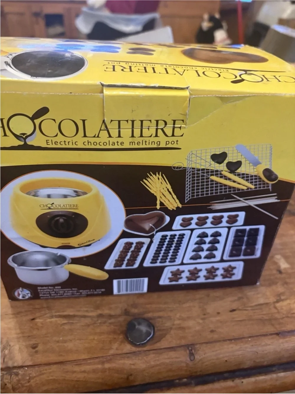 Excalibur Chocolatiere Electric Chocolate Melting Pot Complete in Box
